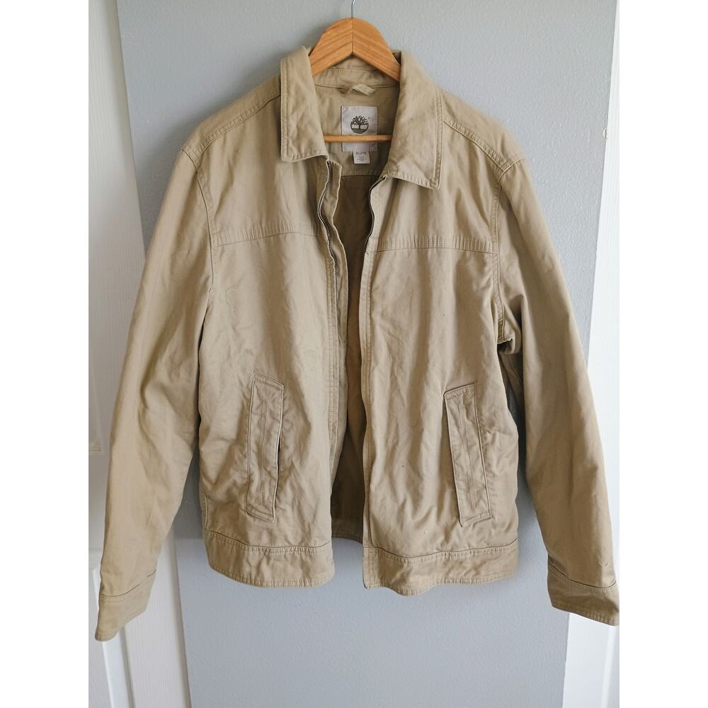 Timberland canvas jacket earth keeper chore utility workwear barn outdoorsy xl